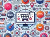 DALLE 2025 01 14 16.56.51 A professional and visually engaging illustration showcasing marketing strategies for online stores. The image features a desktop displaying an e comm
